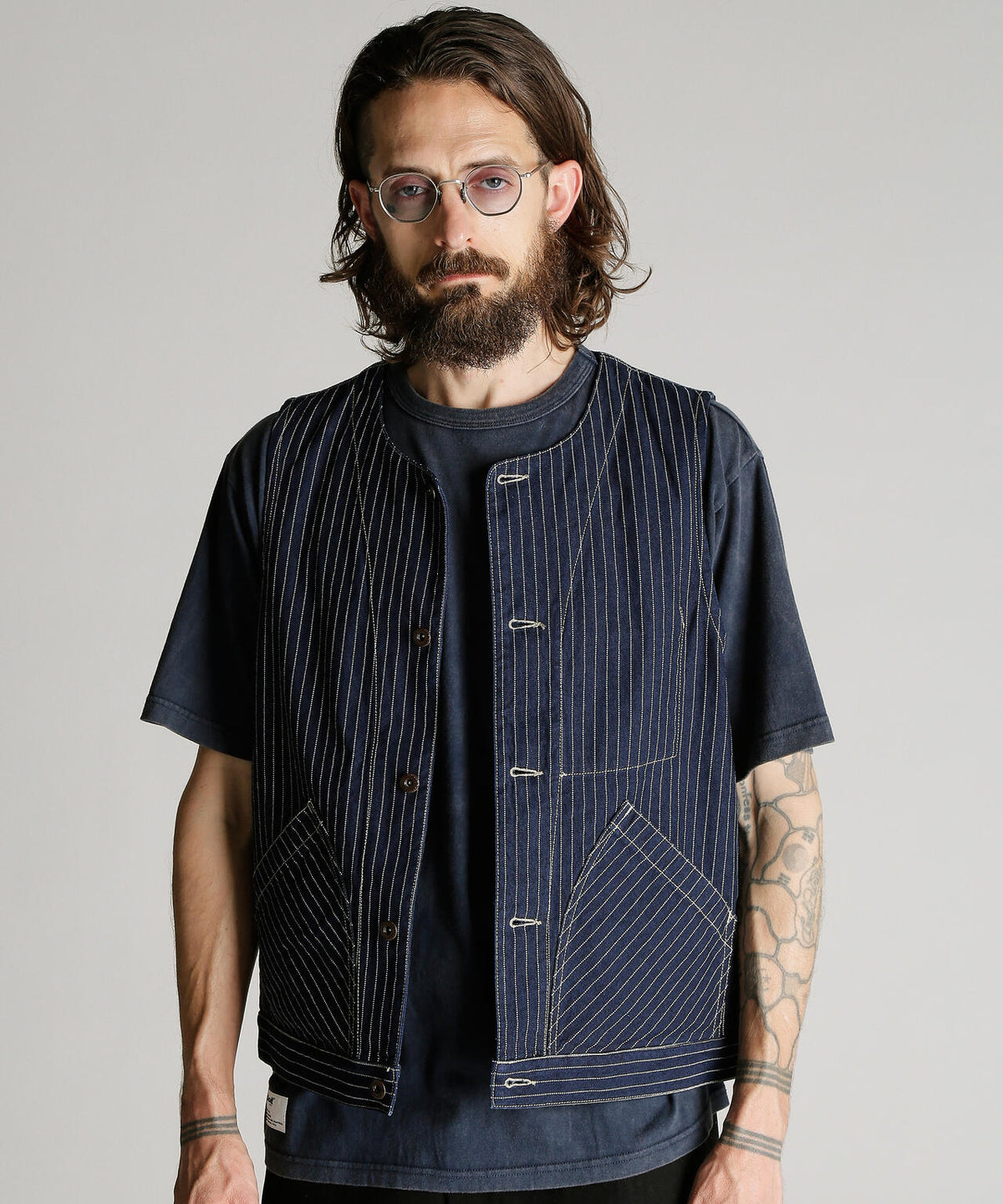 OLD HICKORY DENIM VEST/オールドヒッコリーデニムベスト