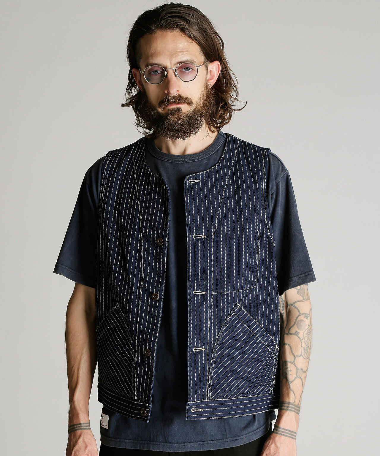 OLD HICKORY DENIM VEST/オールドヒッコリーデニムベスト
