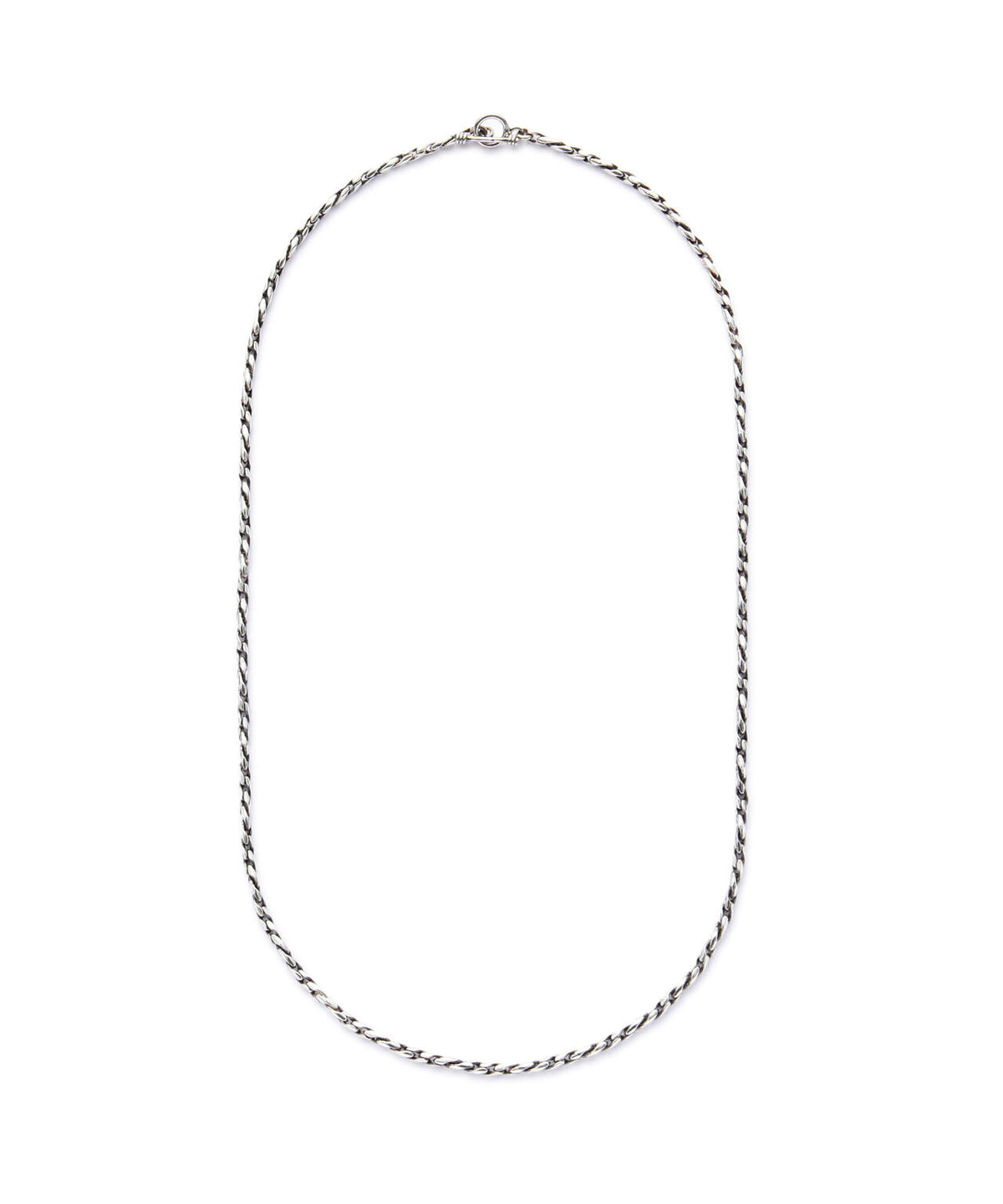 meian/メイアン/STERLING SILVER S-SCREW CHAIN NECKLACE/スクリュー チェーンネックレス