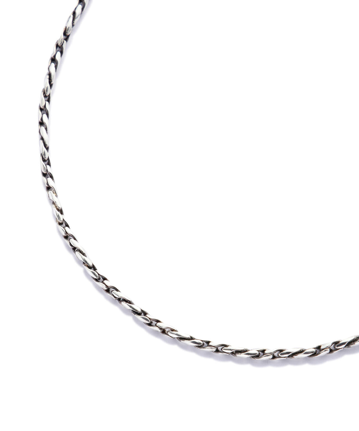 meian/メイアン/STERLING SILVER S-SCREW CHAIN NECKLACE/スクリュー チェーンネックレス
