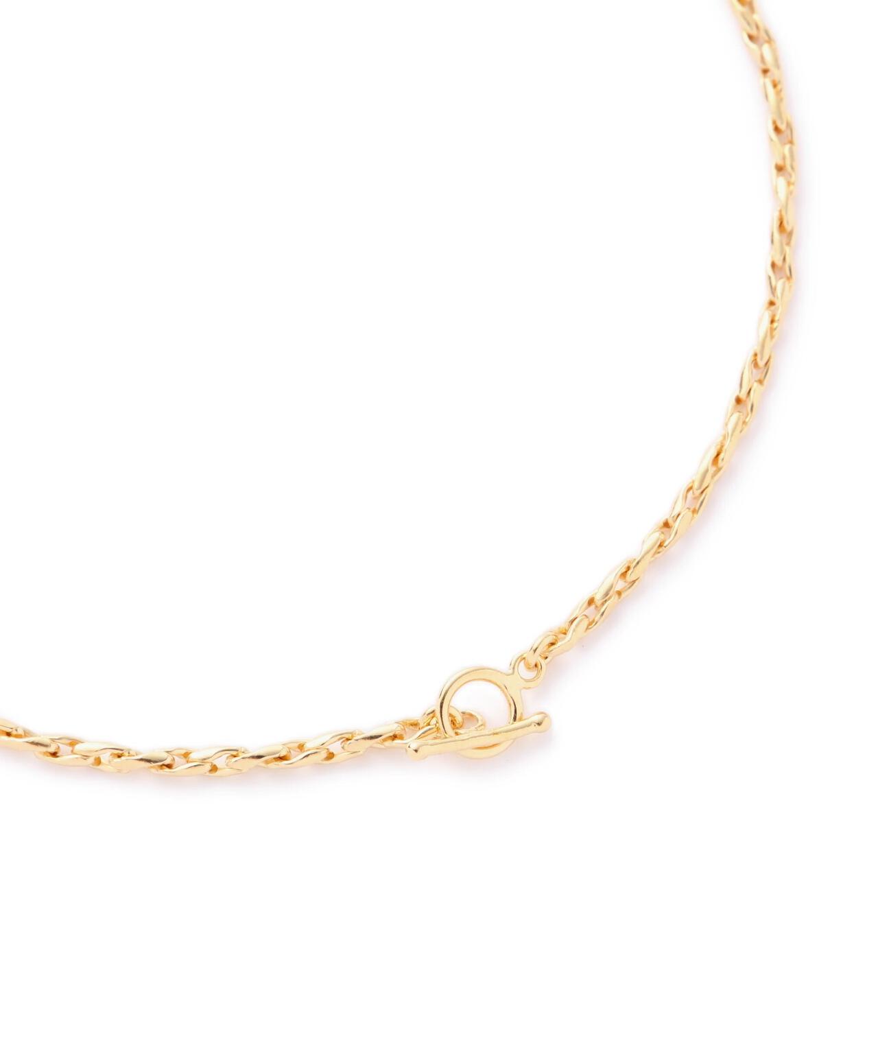 meian/メイアン/別注/GOLD S-SCREW CHAIN NECKLACE/ゴールド スクリュー チェーンネックレス