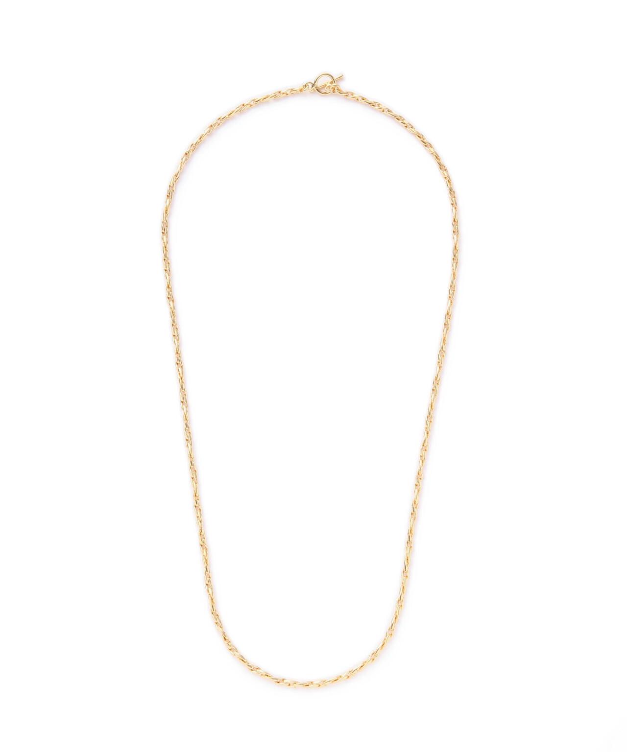 meian/メイアン/別注/GOLD S-SCREW CHAIN NECKLACE/ゴールド スクリュー チェーンネックレス