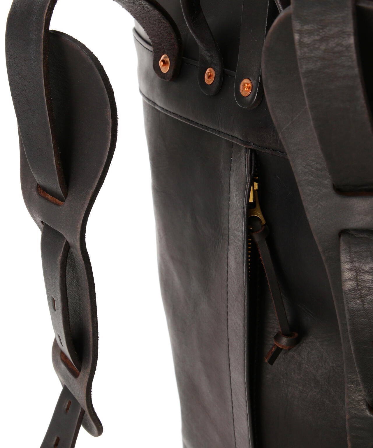 VASCO/ヴァスコ/LEATHER ROLLTOP RUCKSACK/レザーロールトップ リュックサック