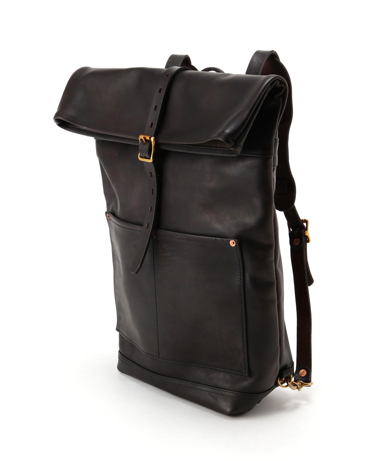 VASCO/ヴァスコ/LEATHER ROLLTOP RUCKSACK/レザーロールトップ リュックサック