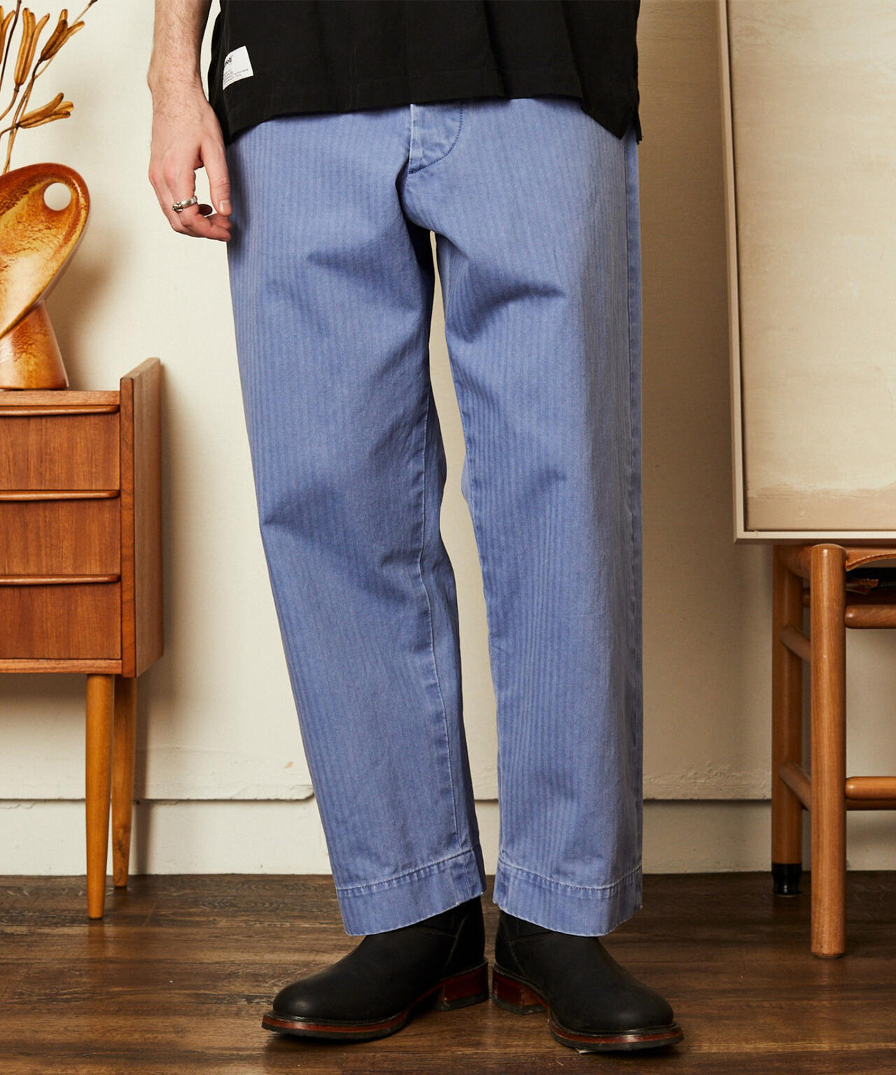 HERRINGBONE TROUSERS/ヘリンボーンパンツ