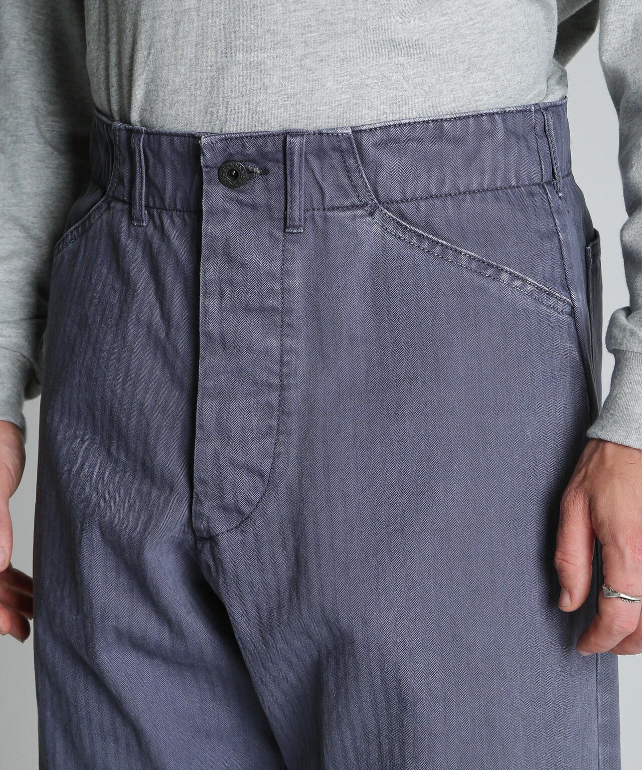 HERRINGBONE TROUSERS/ヘリンボーンパンツ