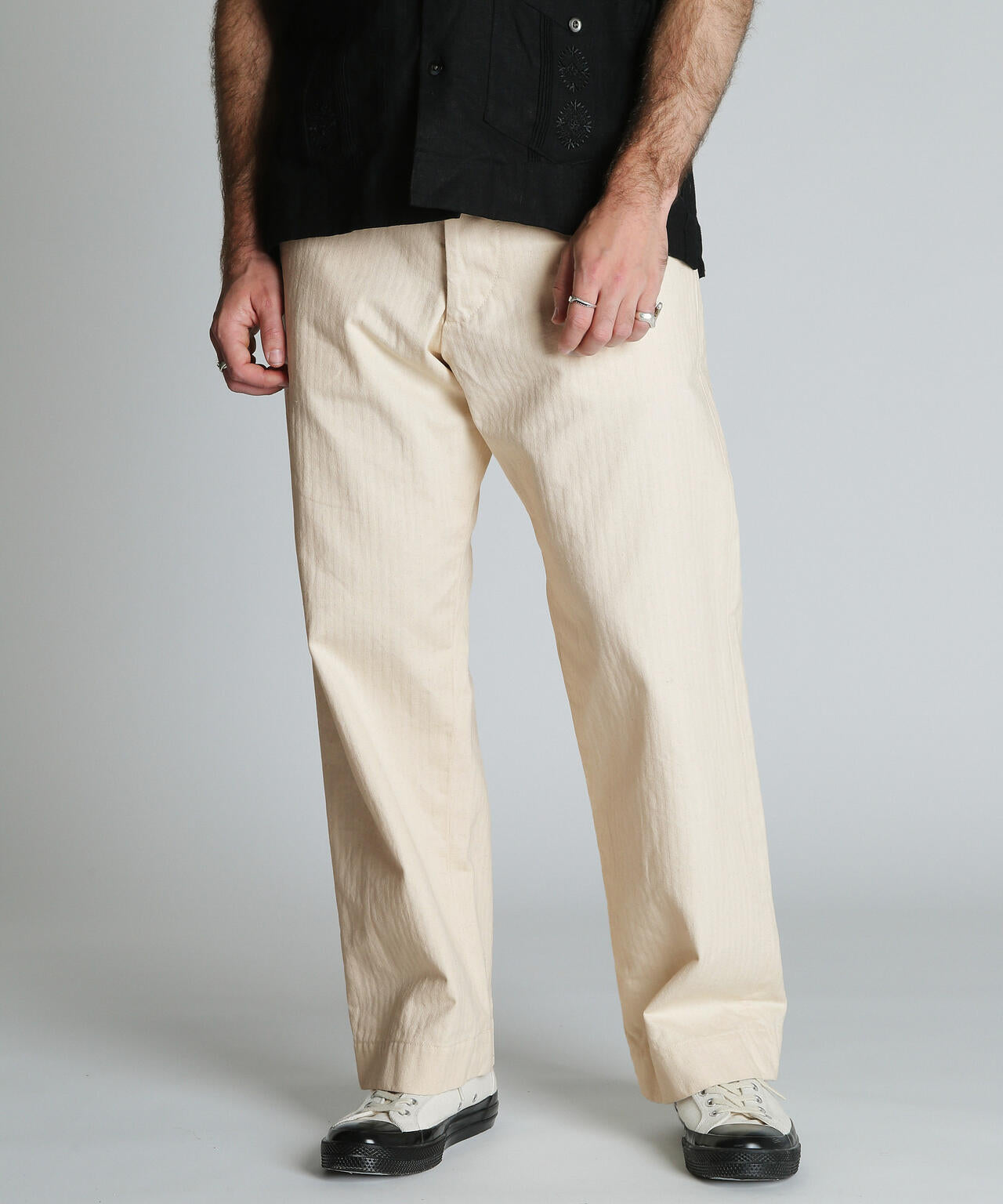 HERRINGBONE TROUSERS/ヘリンボーンパンツ