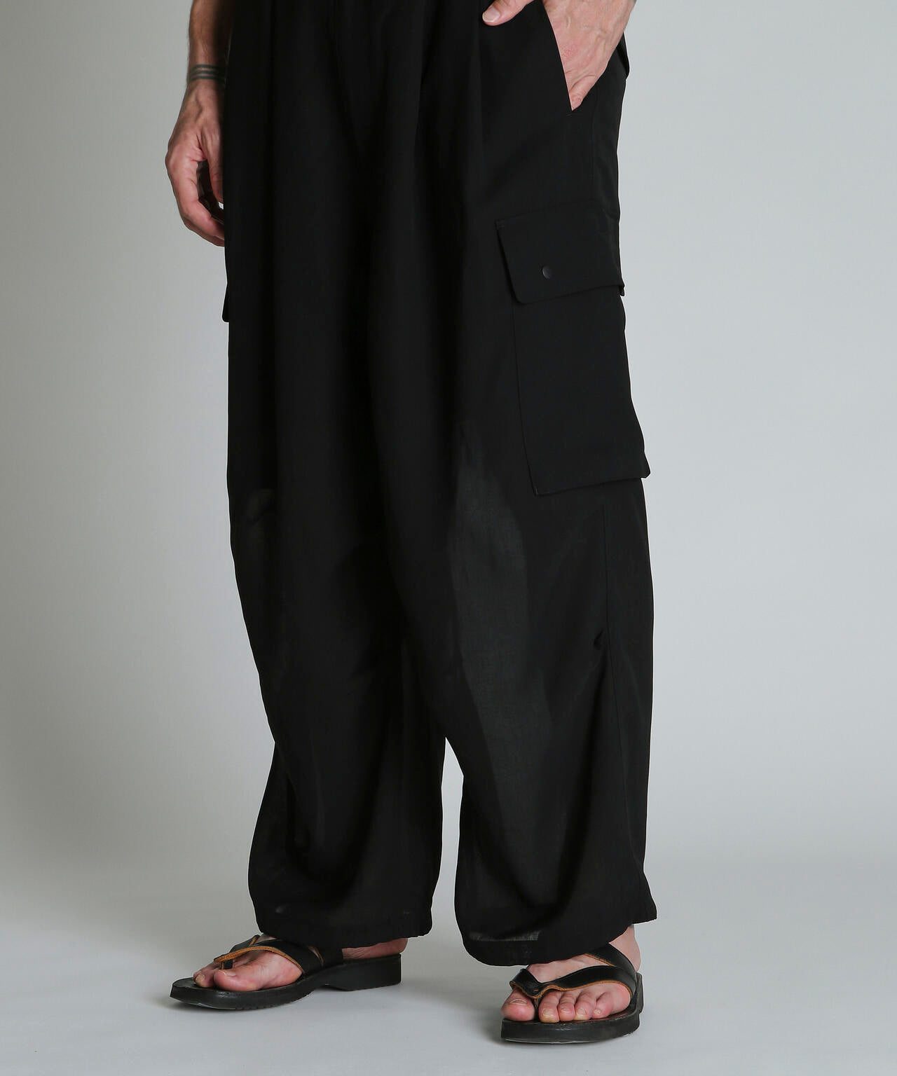 CHIFFON CARGO PANTS/シフォン カーゴパンツ