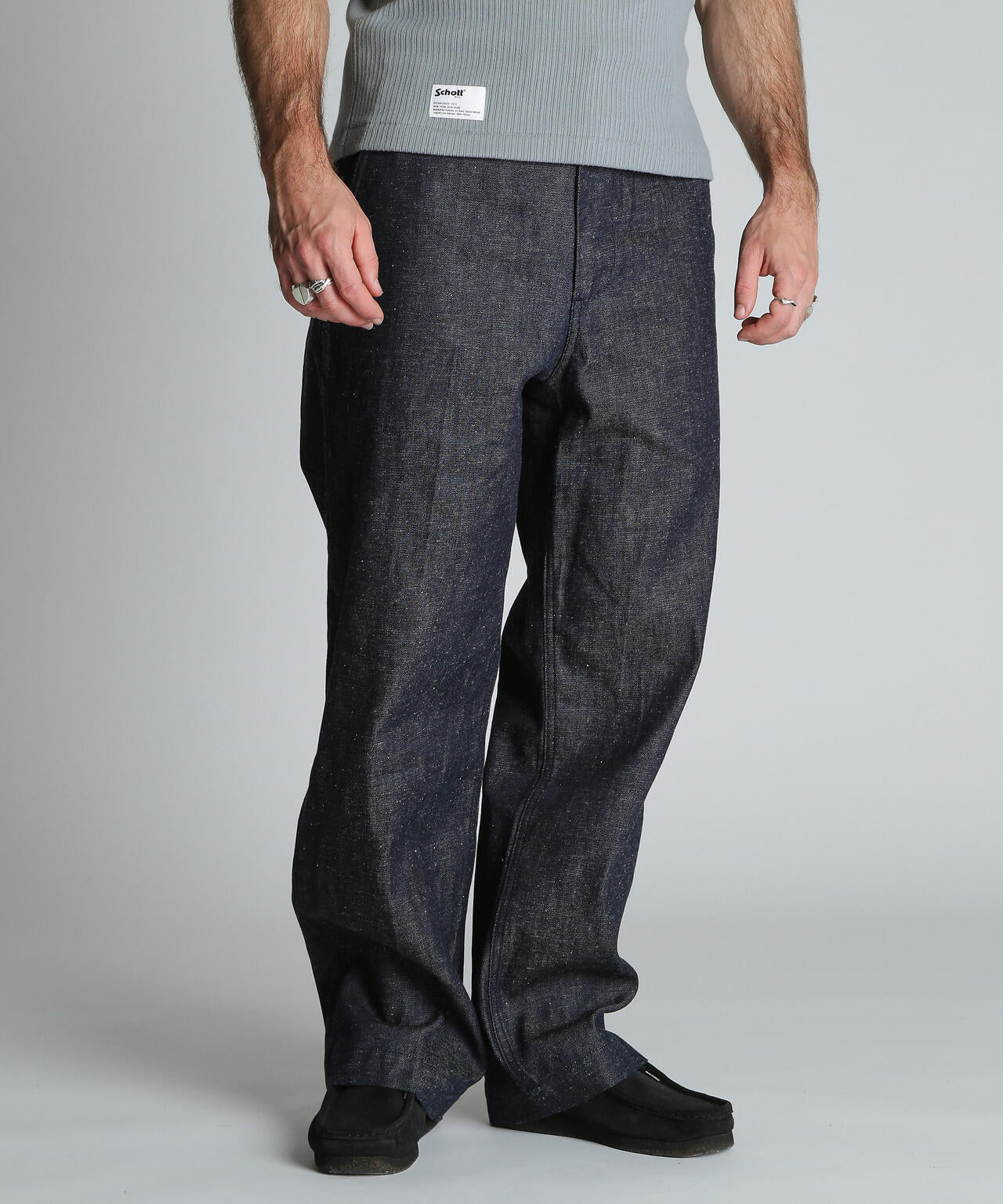 NEP DENIM RAW TROUSERS/ネップデニム ロウトラウザーズ