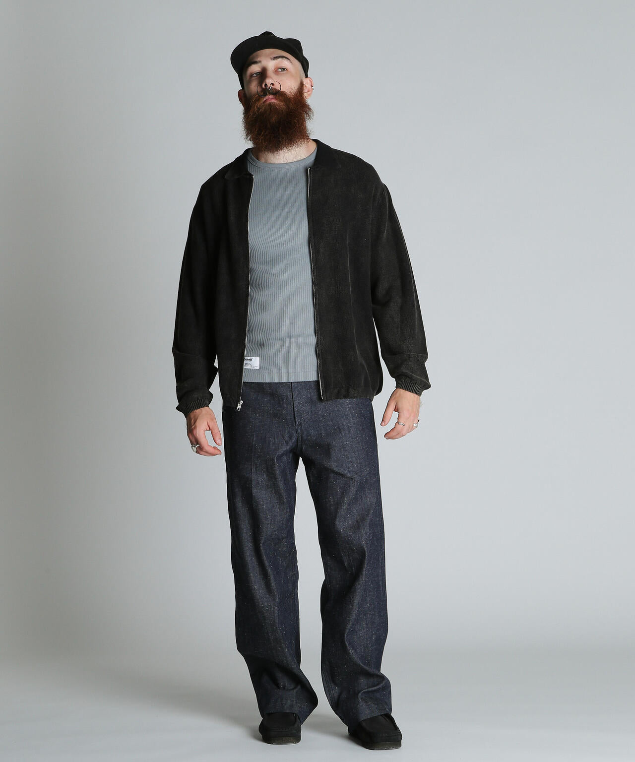 NEP DENIM RAW TROUSERS/ネップデニム ロウトラウザーズ