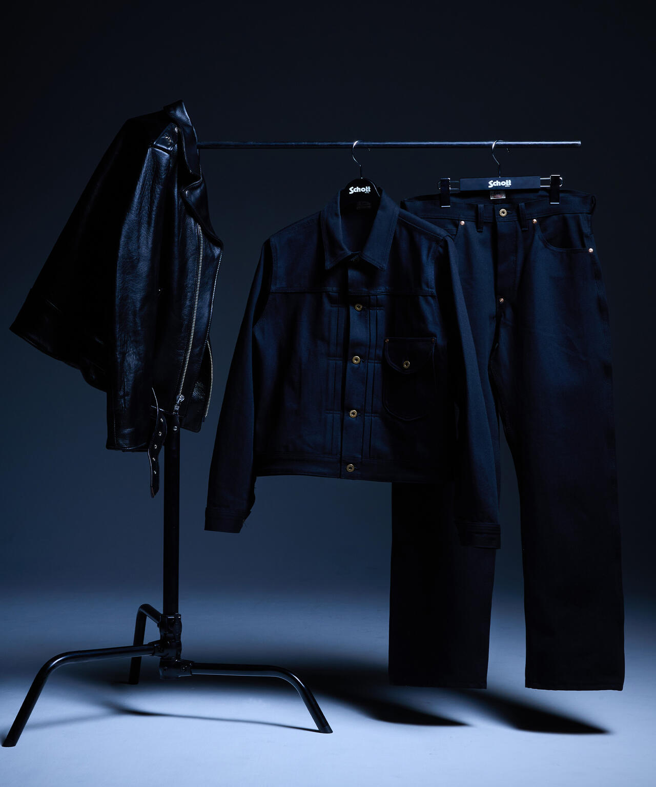 xLee/×リー/101 COWBOY BLACK DENIM PANTS/カウボーイ ブラックデニムパンツ