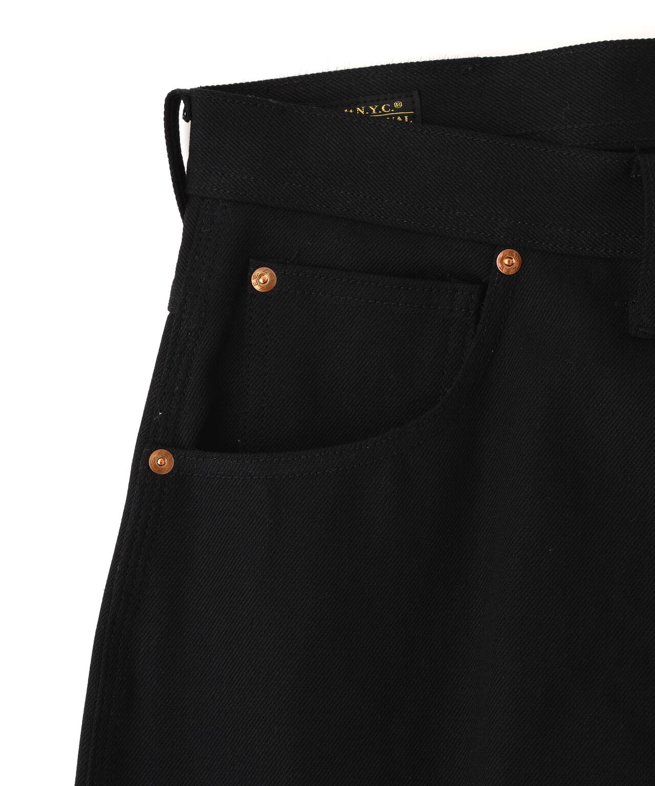 xLee/×リー/101 COWBOY BLACK DENIM PANTS/カウボーイ ブラックデニムパンツ