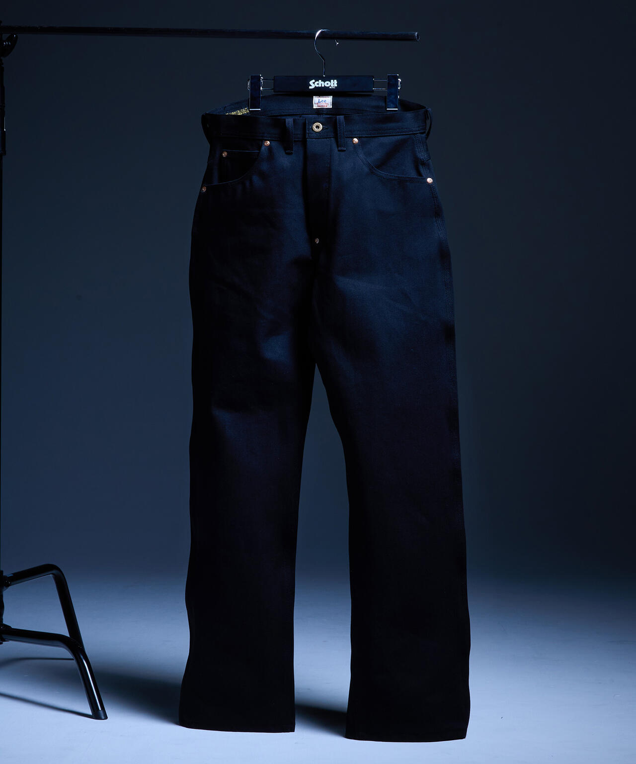 xLee/×リー/101 COWBOY BLACK DENIM PANTS/カウボーイ ブラックデニムパンツ