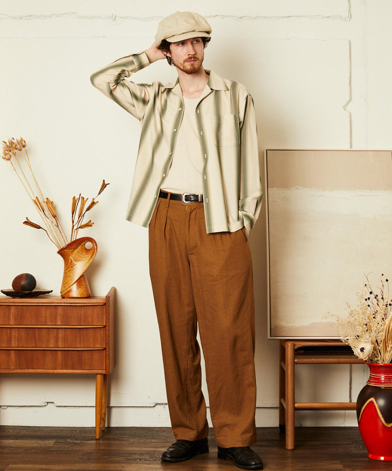 STRIPE SHIRT/ストライプ シャツ