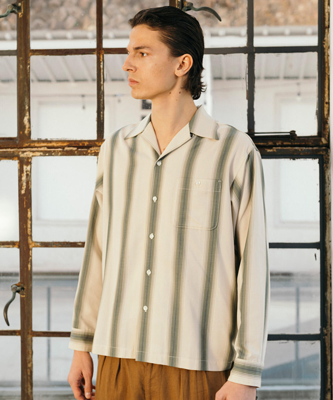 STRIPE SHIRT/ストライプ シャツ