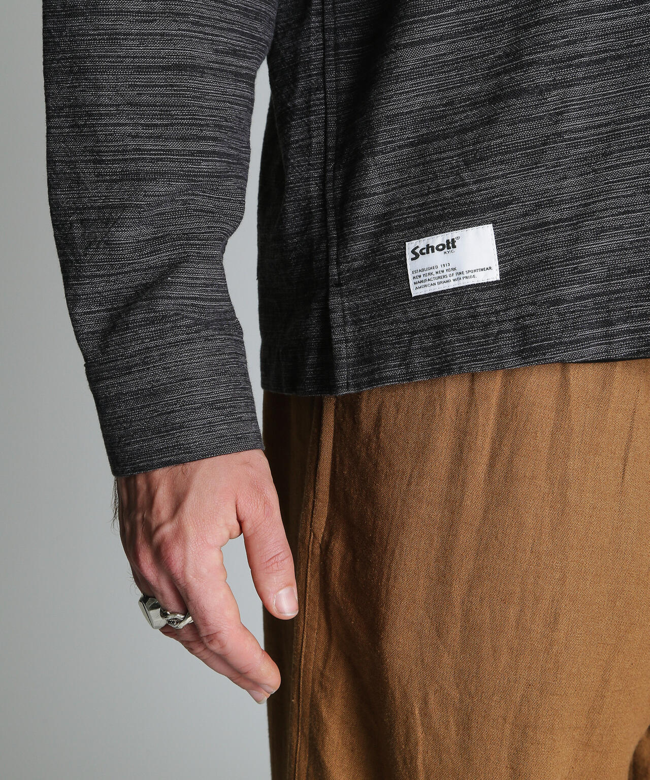 MIX SHARK COLLAR SHIRT/ミックスシャーク カラーシャツ