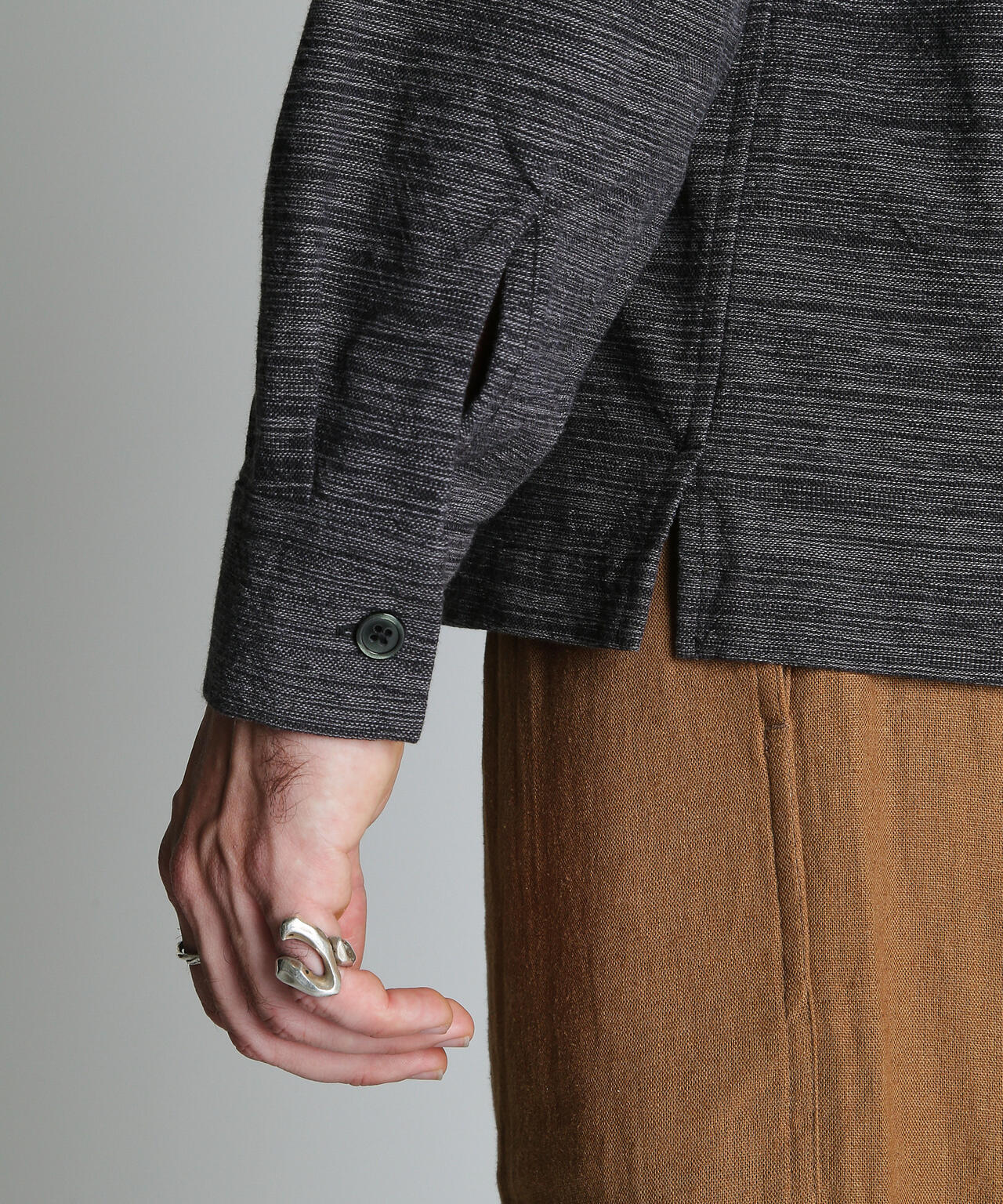 MIX SHARK COLLAR SHIRT/ミックスシャーク カラーシャツ