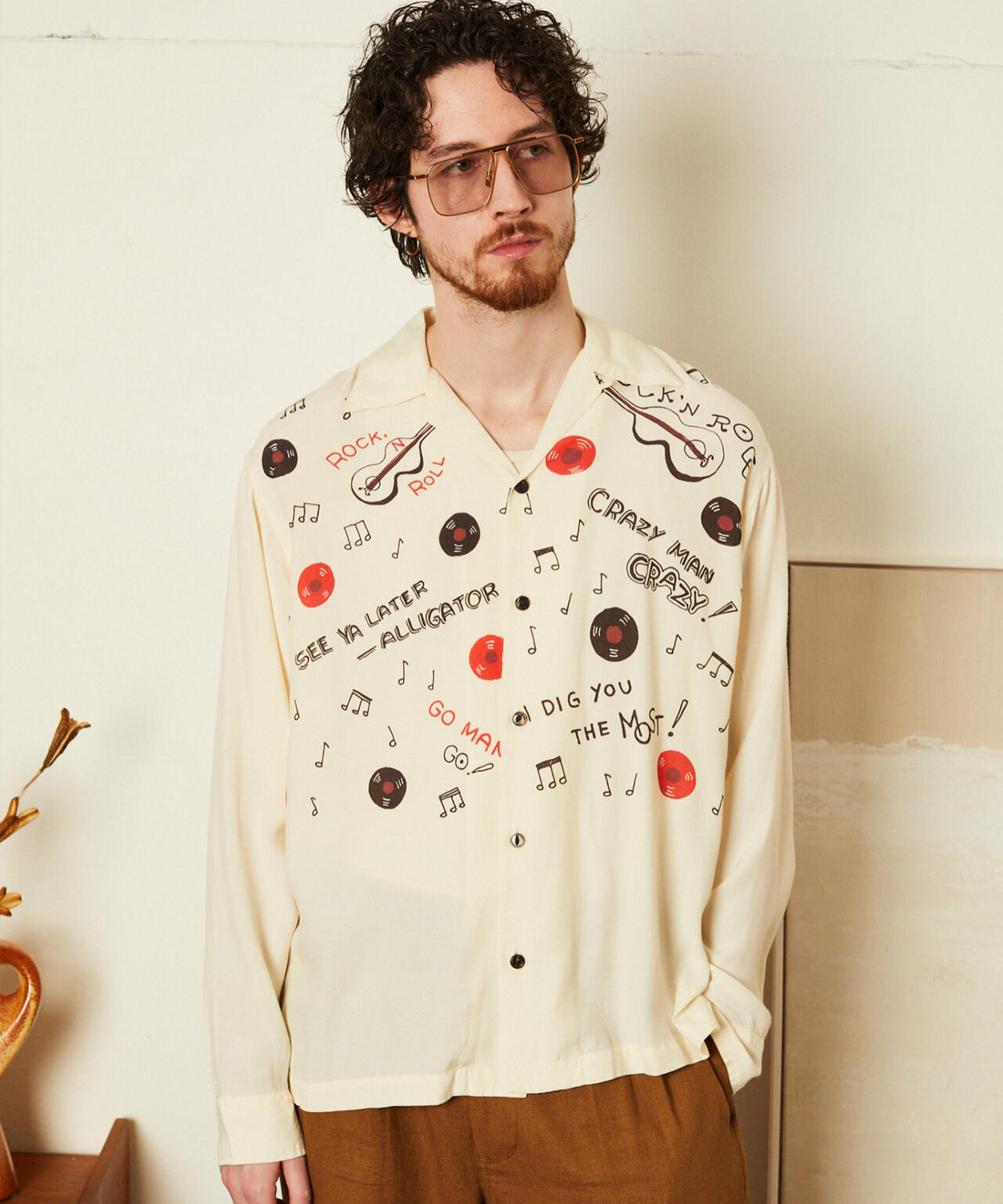 ROCK'N ROLL RAYON SHIRT/ロックンロール レーヨンシャツ