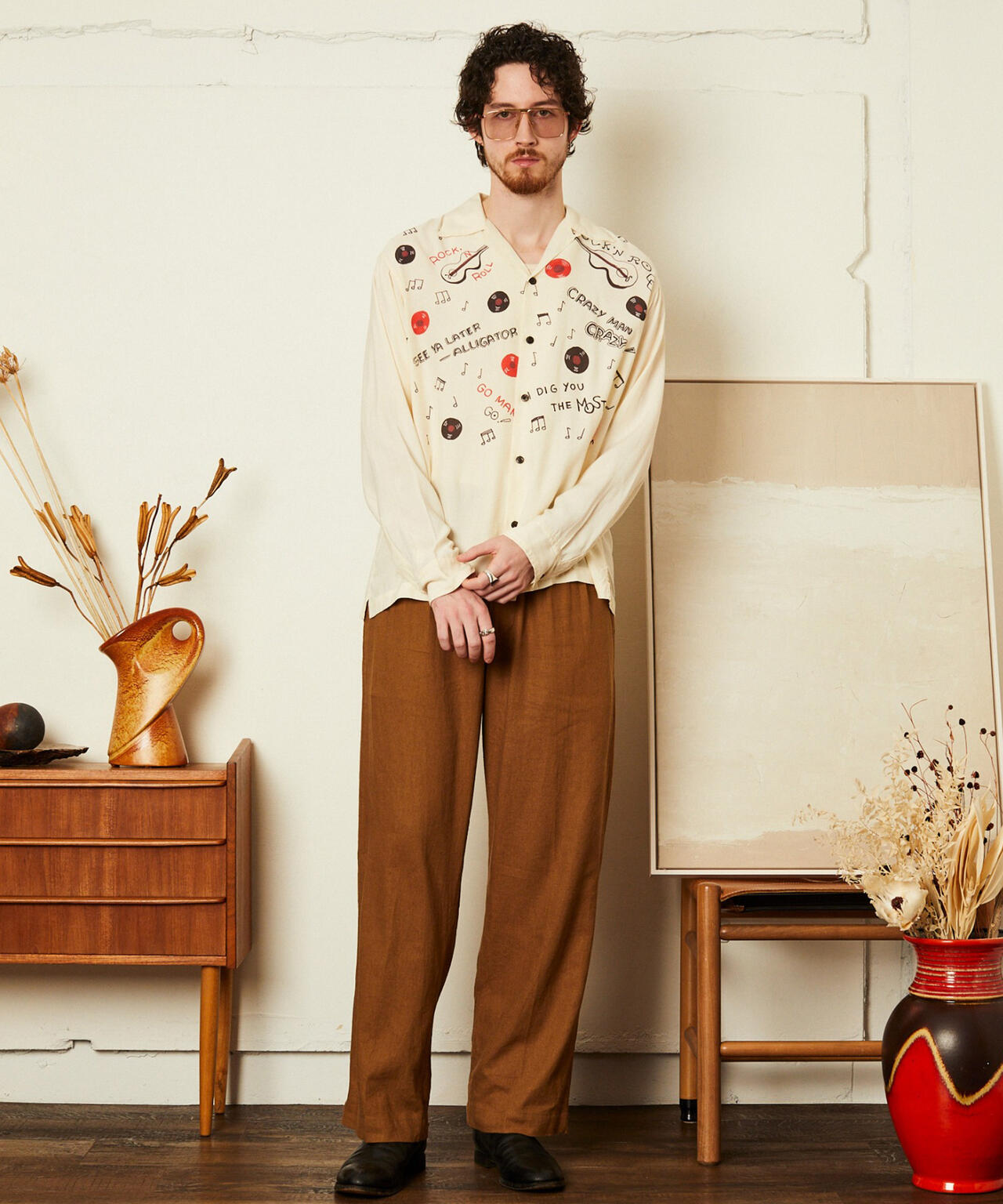 ROCK'N ROLL RAYON SHIRT/ロックンロール レーヨンシャツ