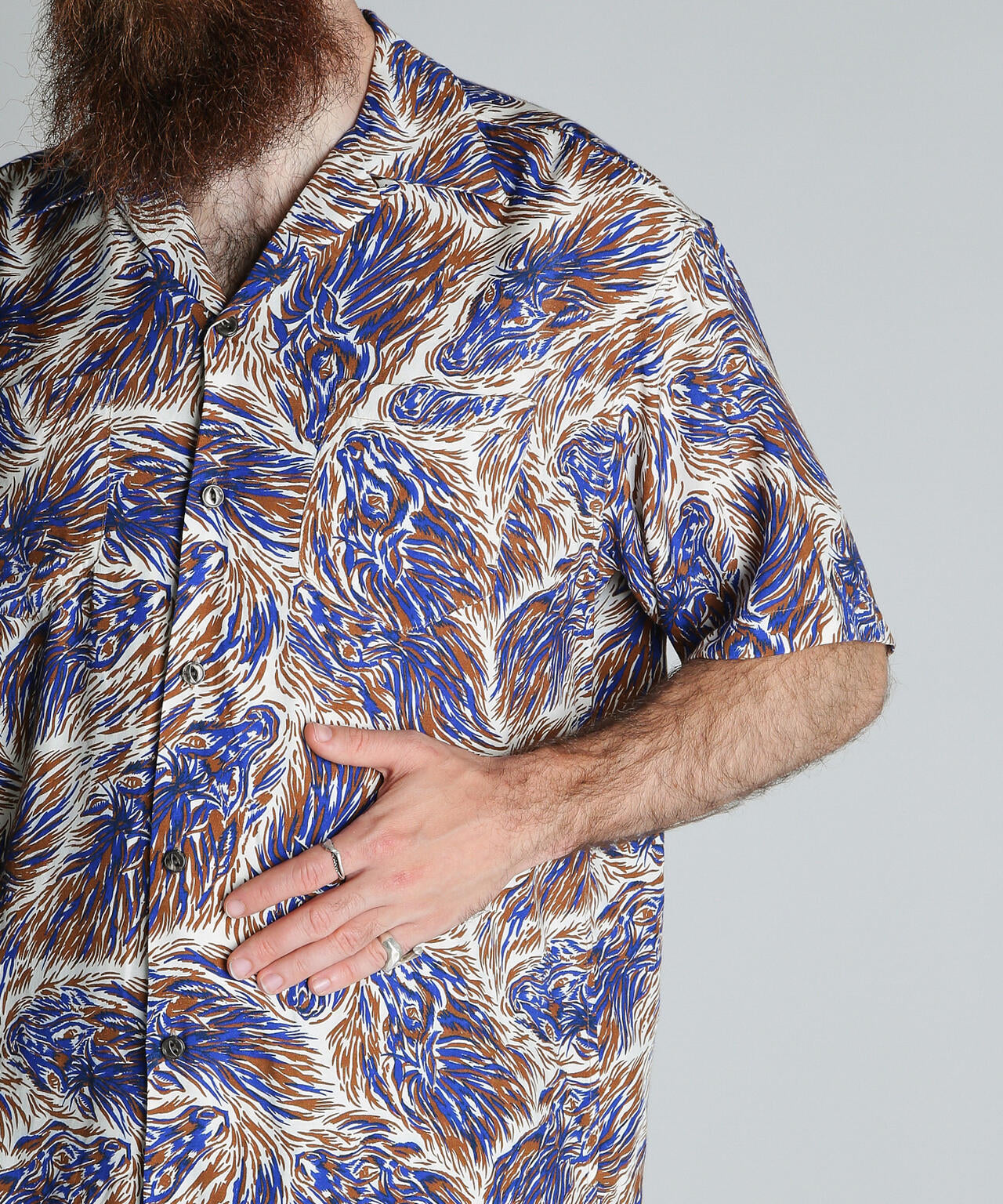 HORSE RAYON SHIRT/ホース レーヨン シャツ