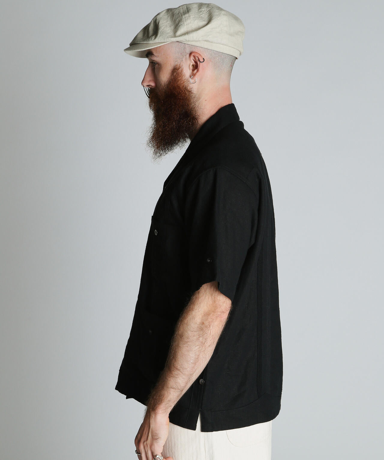 LINEN GUAYABERA SHIRT/リネン グアテマラシャツ