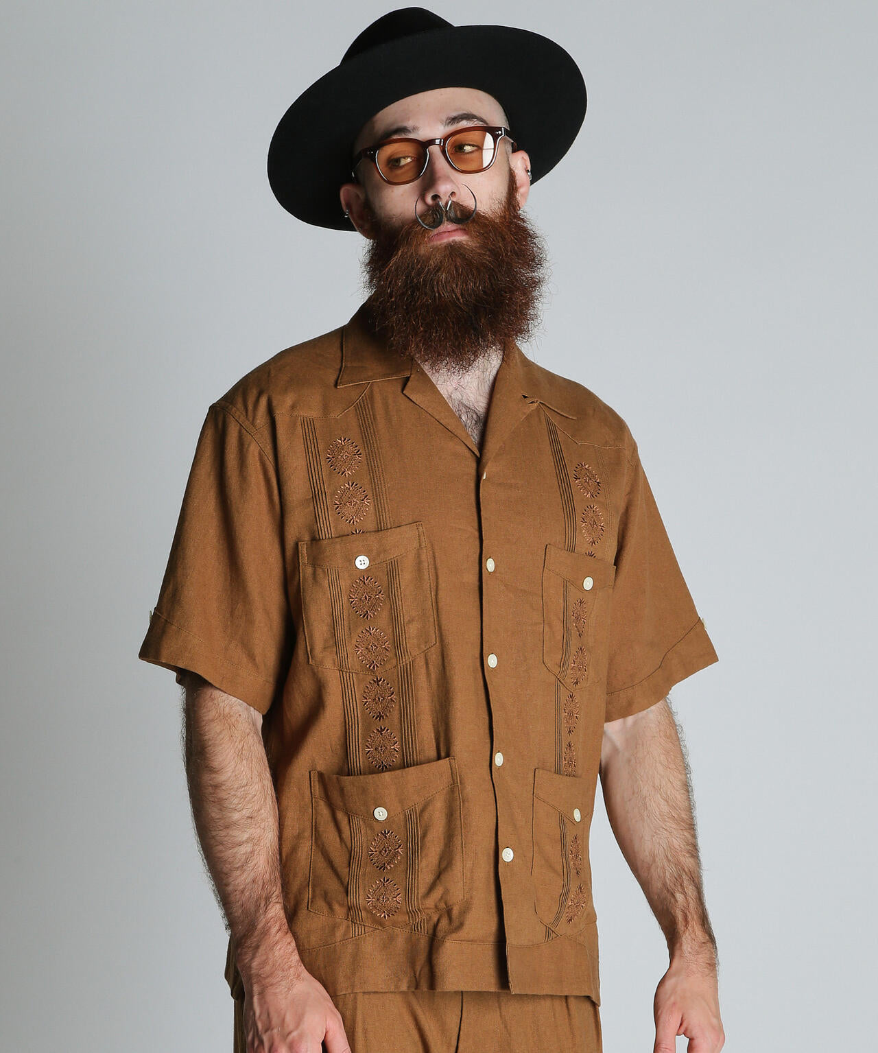 LINEN GUAYABERA SHIRT/リネン グアテマラシャツ
