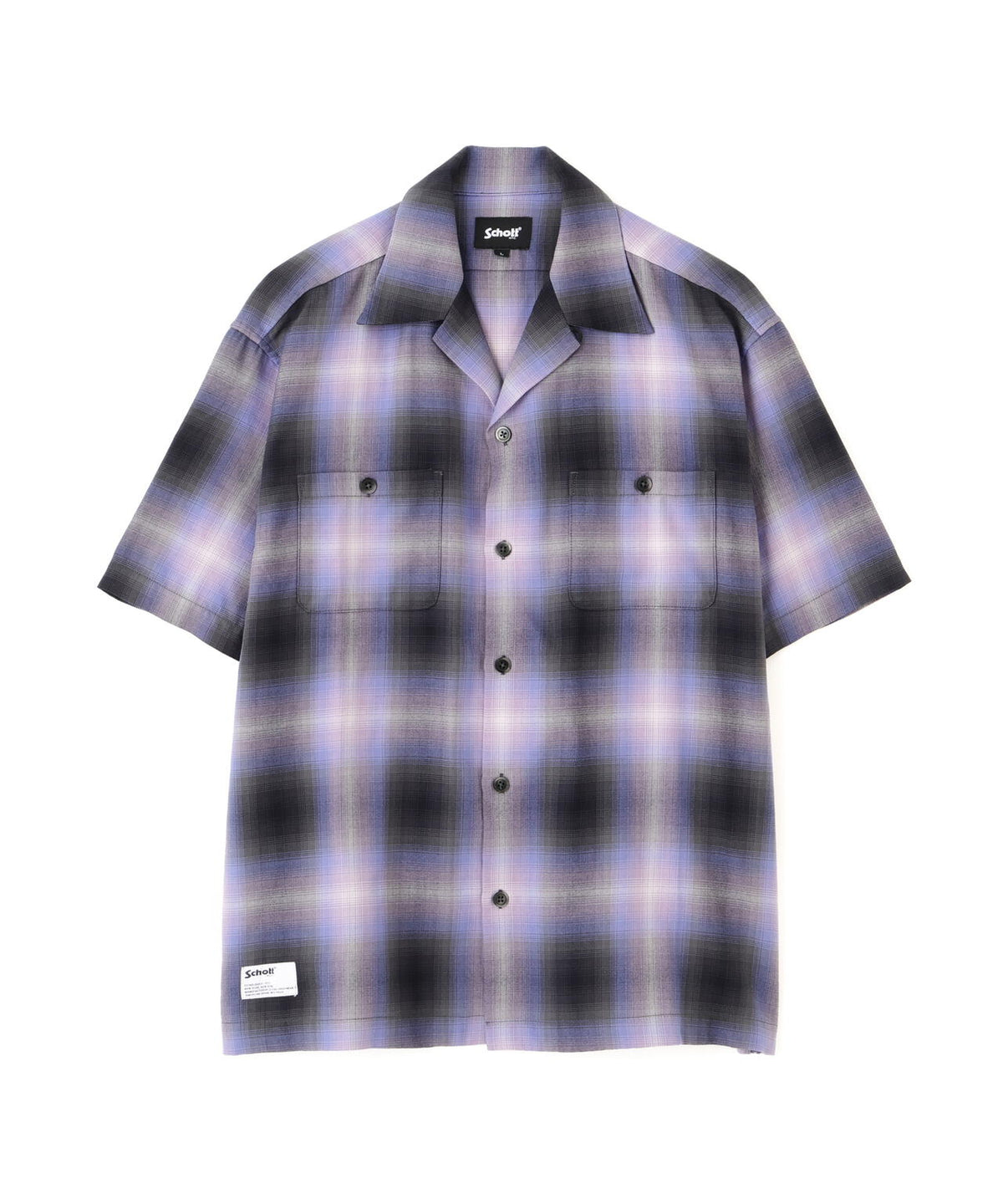 OMBRE SS SHIRT/オンブレ 半袖シャツ