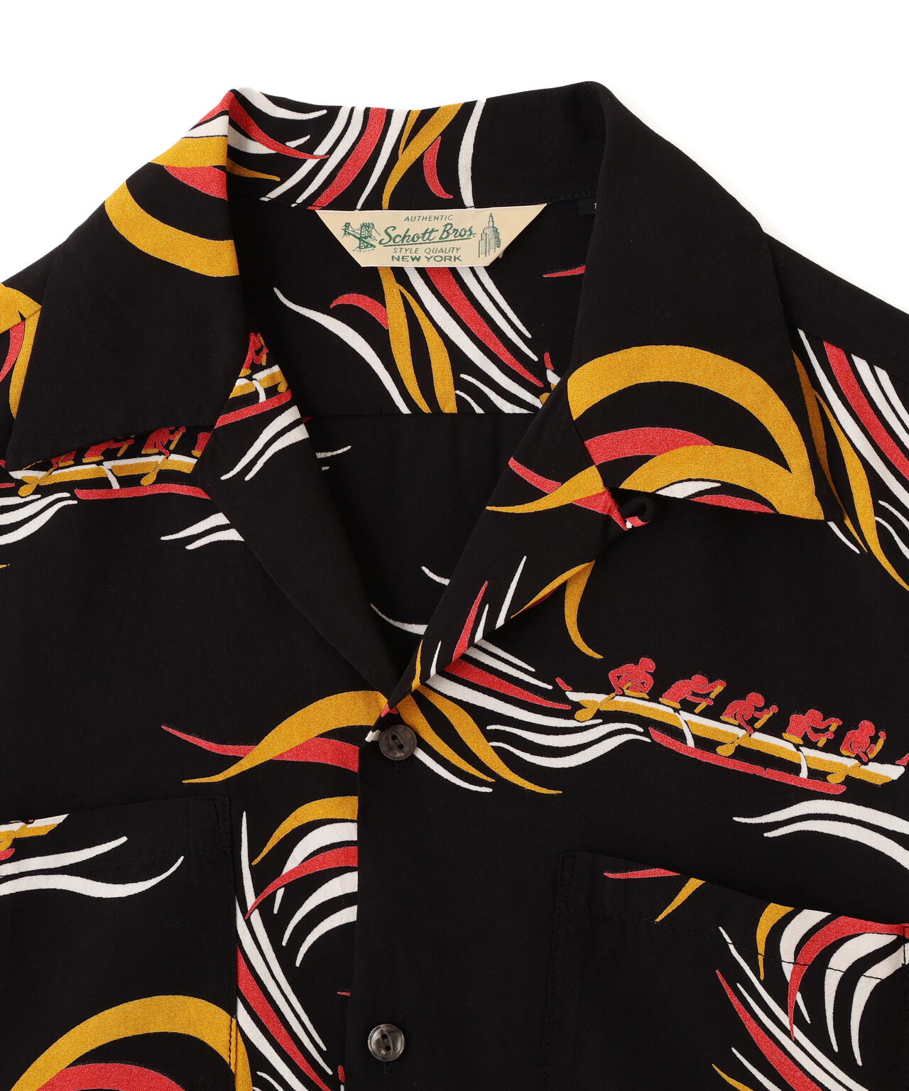 ×PJ/×パイナップルジュース/BOAT RAYON SHIRT/ボート レーヨン シャツ