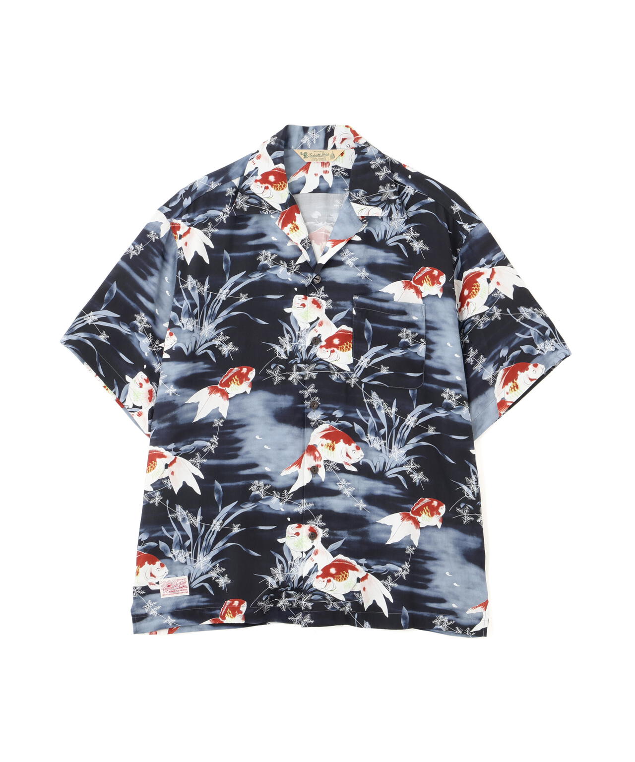 ×PINEAPPLE JUICE/×パイナップルジュース/GOLDFISH RAYON SHIRT/ゴールドフィッシュ レーヨン シャツ