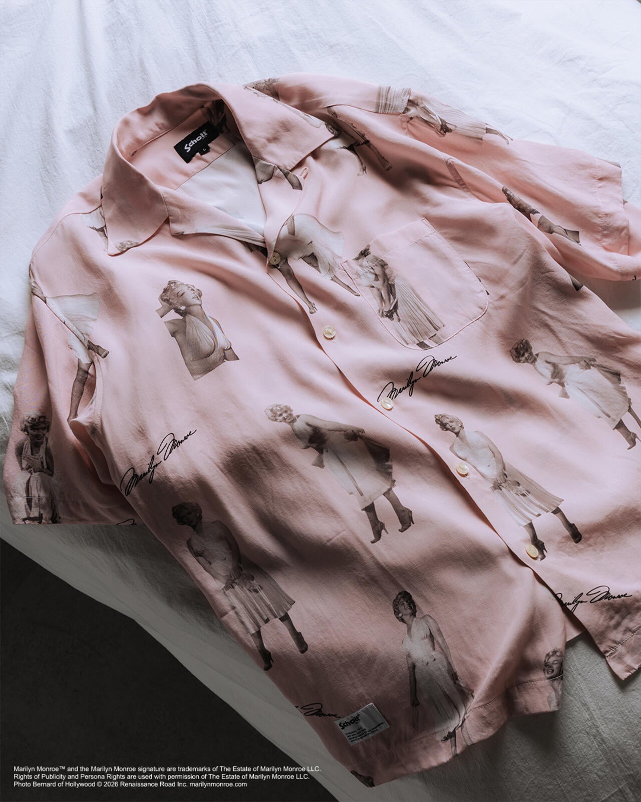 MARILYN MONROE RAYON SHIRT/マリリンモンロー レーヨンシャツ