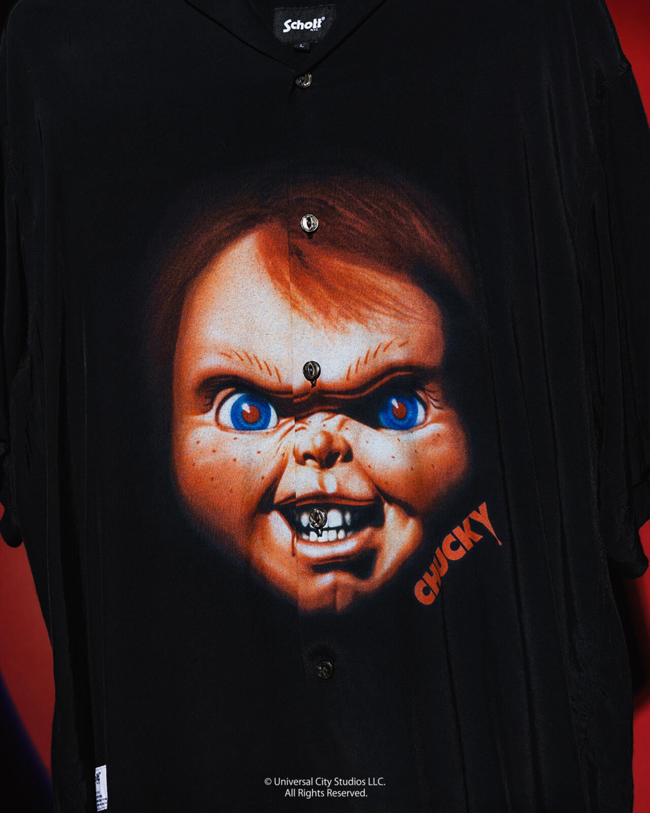 CHUCKY RAYON SHIRT/チャッキー レーヨンシャツ