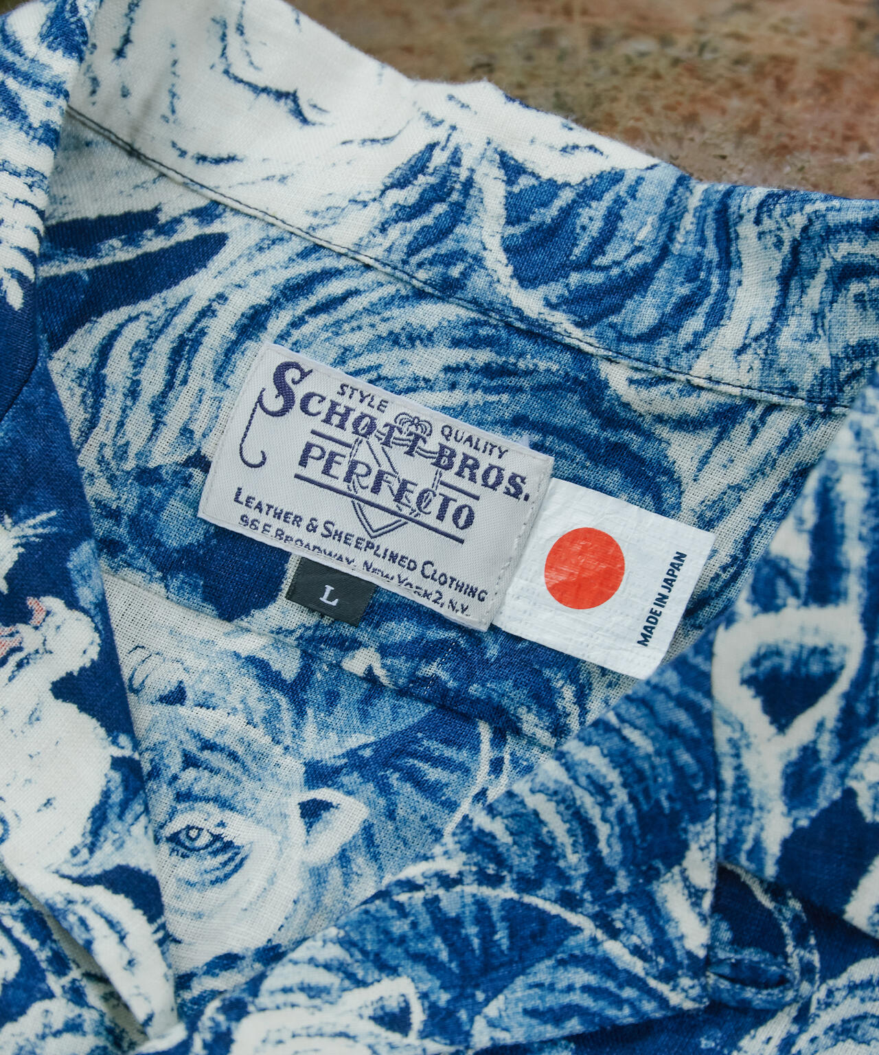 ×GYPSY&SONS/ジプシー&サンズ/INDIGO SHIRT/インディゴシャツ 百虎