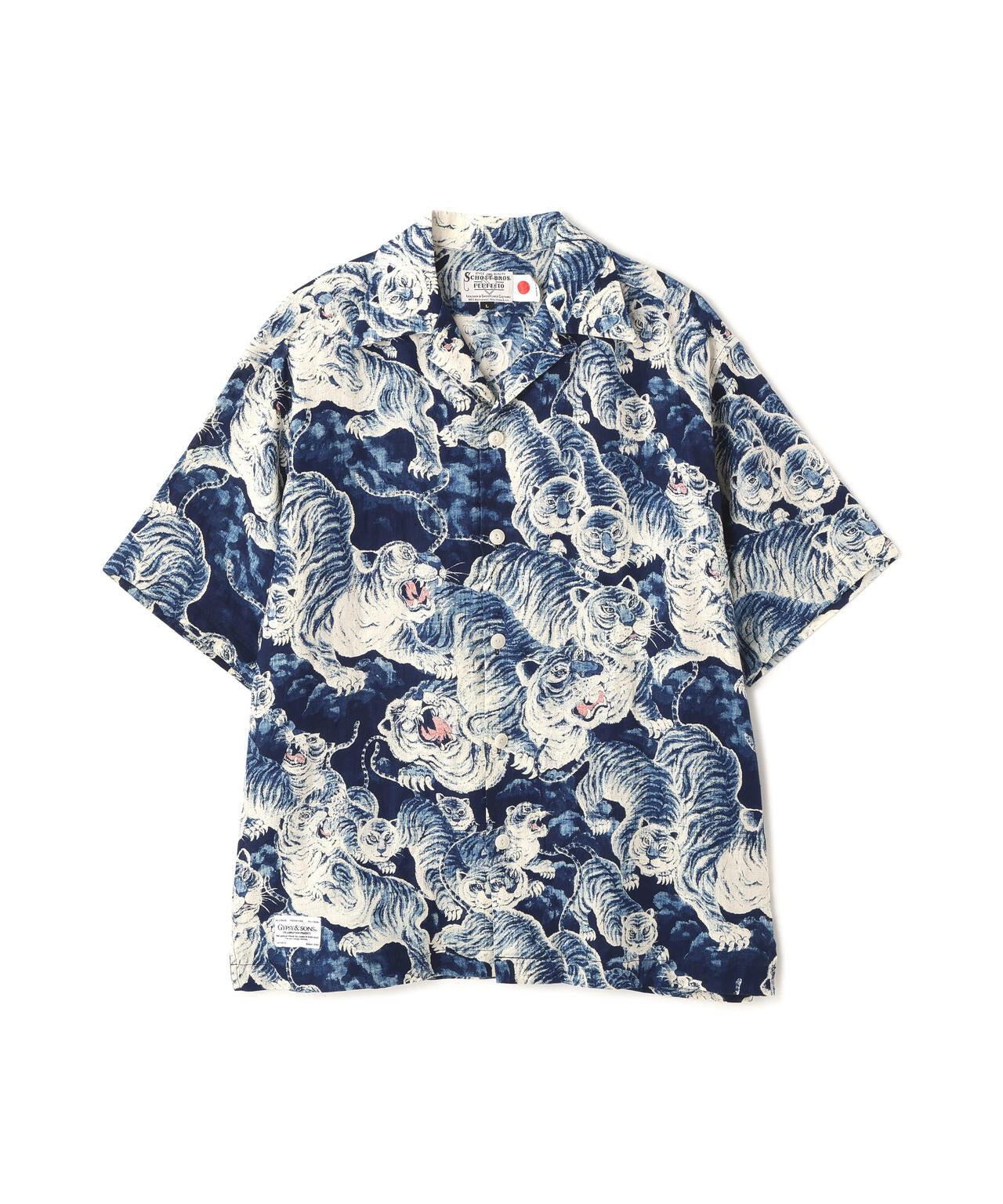 ×GYPSY&SONS/ジプシー&サンズ/INDIGO SHIRT/インディゴシャツ 百虎