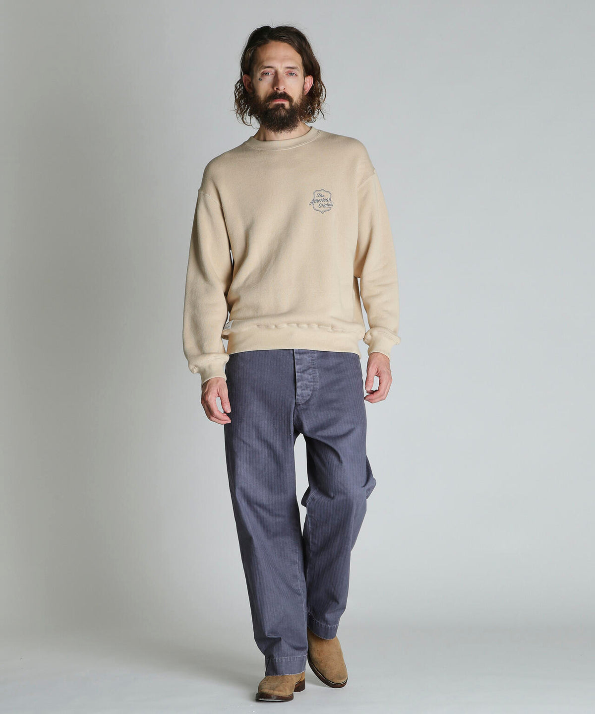 SHIELD CREW KNIT SWEAT/シールド クルー ニットスウェット