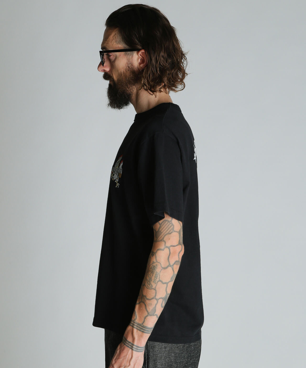 BATTLE ROYALE EMB. T-SHIRT/バトル ロワイヤル 刺繍 Tシャツ