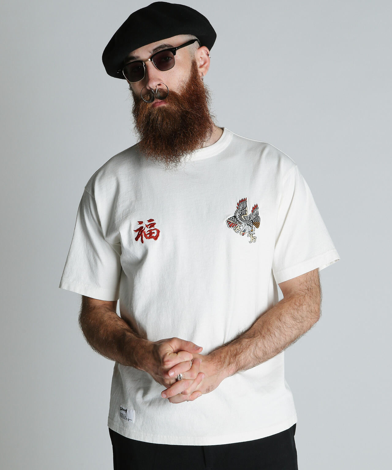 BATTLE ROYALE EMB. T-SHIRT/バトル ロワイヤル 刺繍 Tシャツ
