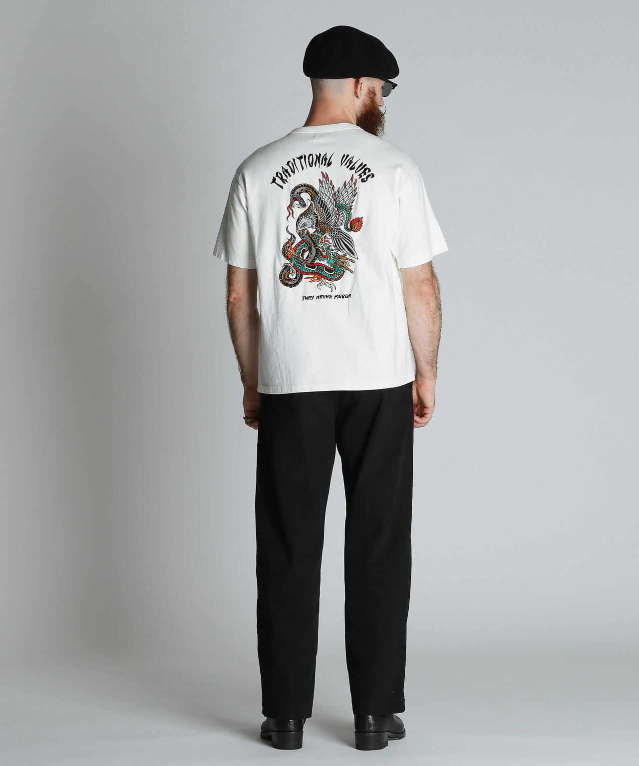 BATTLE ROYALE EMB. T-SHIRT/バトル ロワイヤル 刺繍 Tシャツ