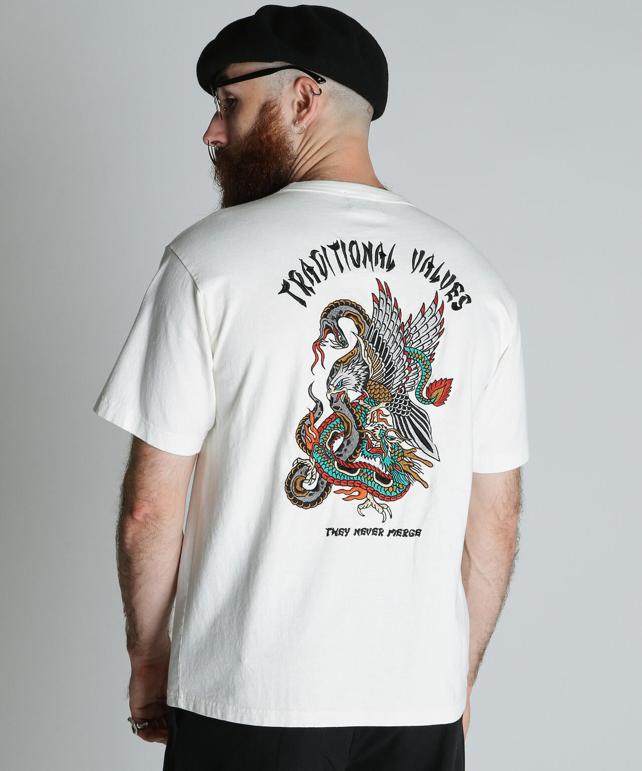 BATTLE ROYALE EMB. T-SHIRT/バトル ロワイヤル 刺繍 Tシャツ