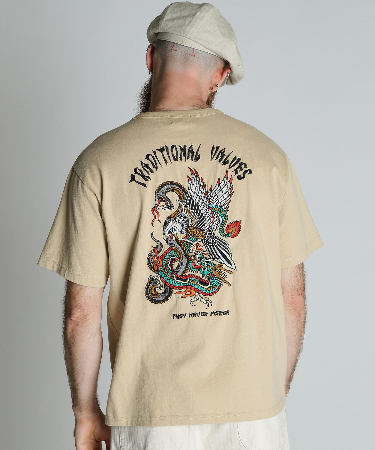 BATTLE ROYALE EMB. T-SHIRT/バトル ロワイヤル 刺繍 Tシャツ