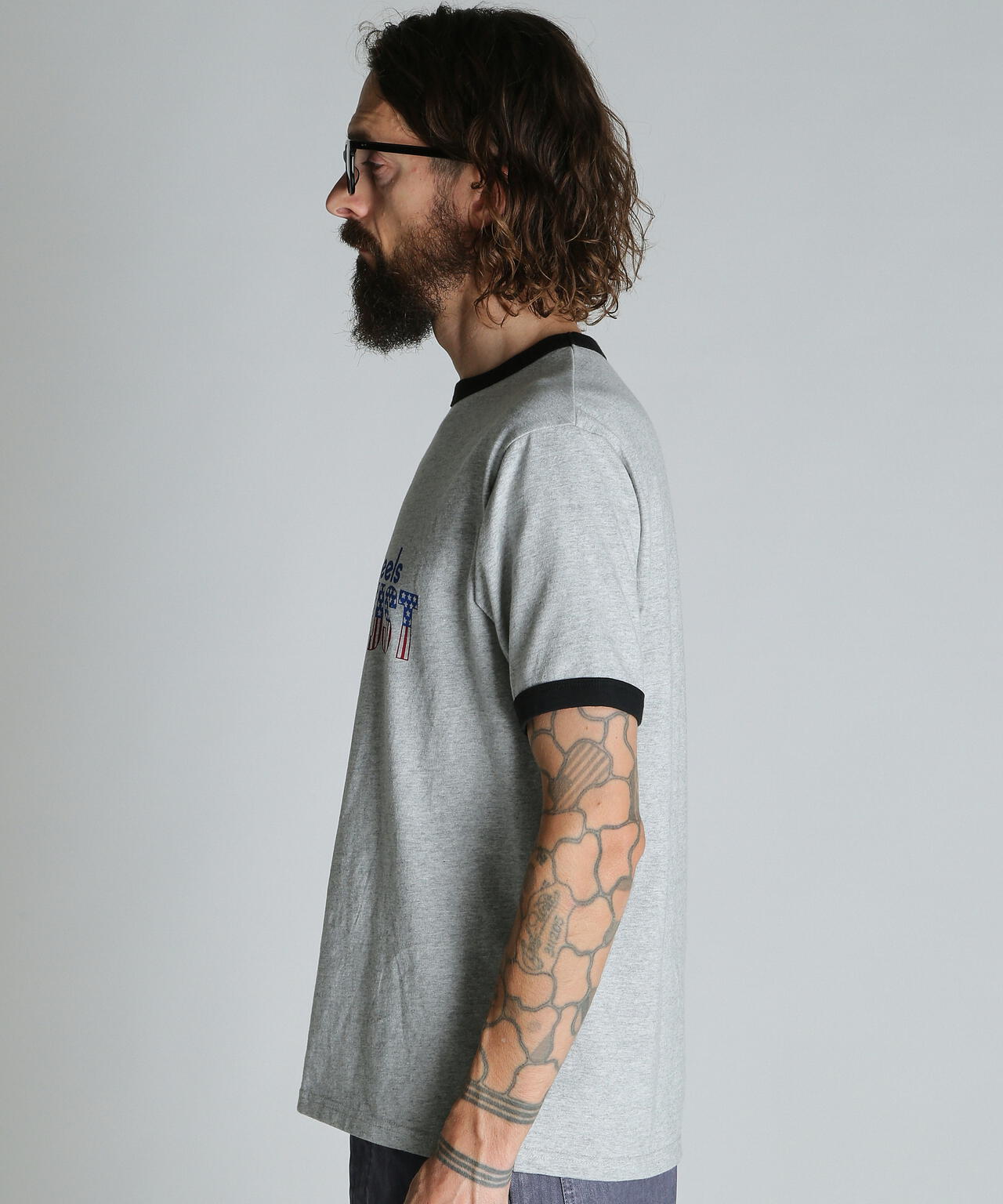 TRUST RUST RINGER T-SHIRT/トラストラスト リンガーTシャツ