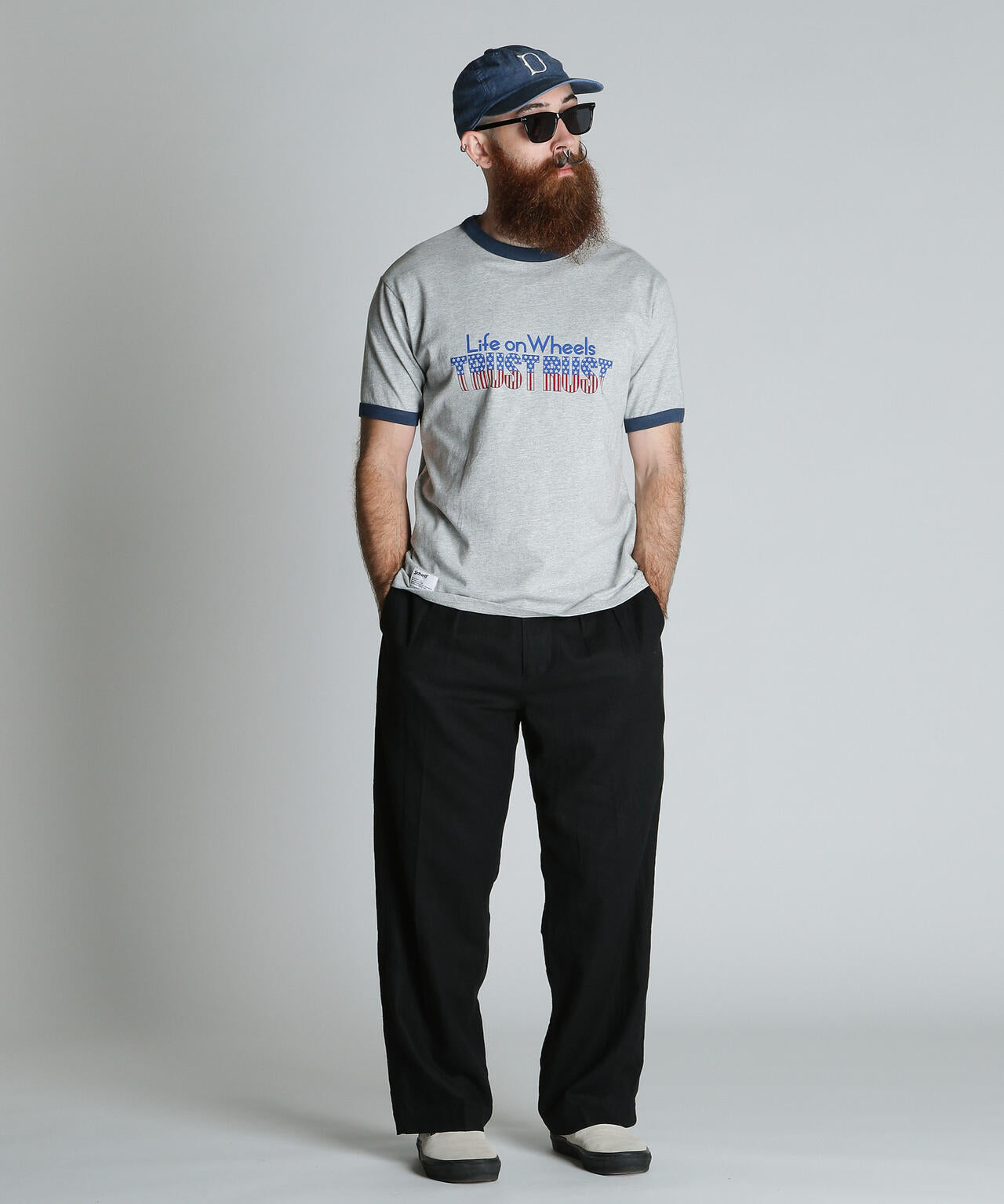 TRUST RUST RINGER T-SHIRT/トラストラスト リンガーTシャツ