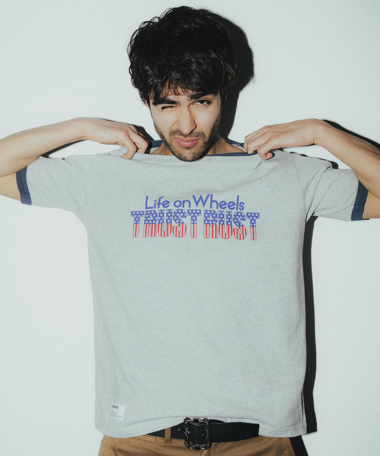 TRUST RUST RINGER T-SHIRT/トラストラスト リンガーTシャツ