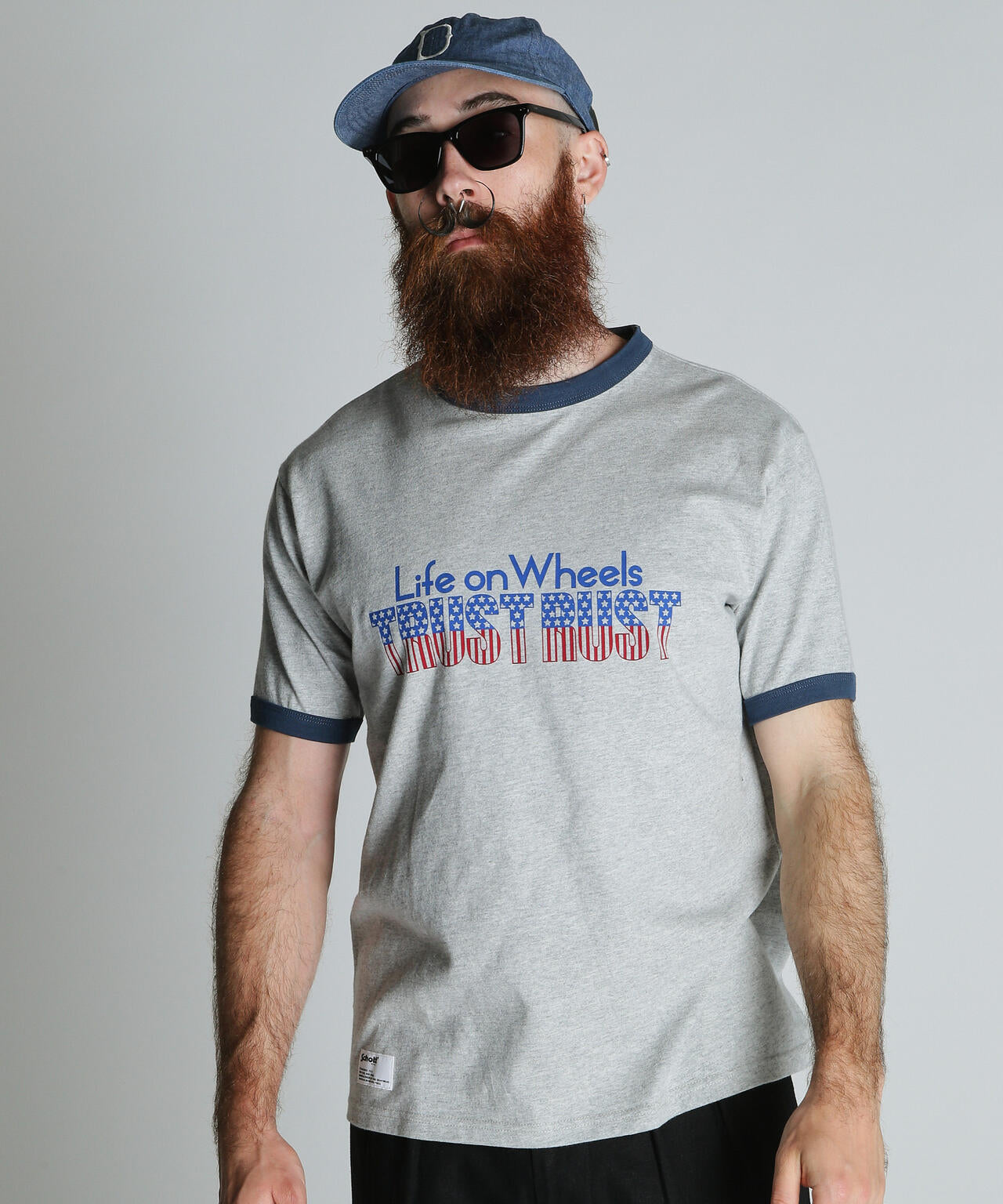 TRUST RUST RINGER T-SHIRT/トラストラスト リンガーTシャツ