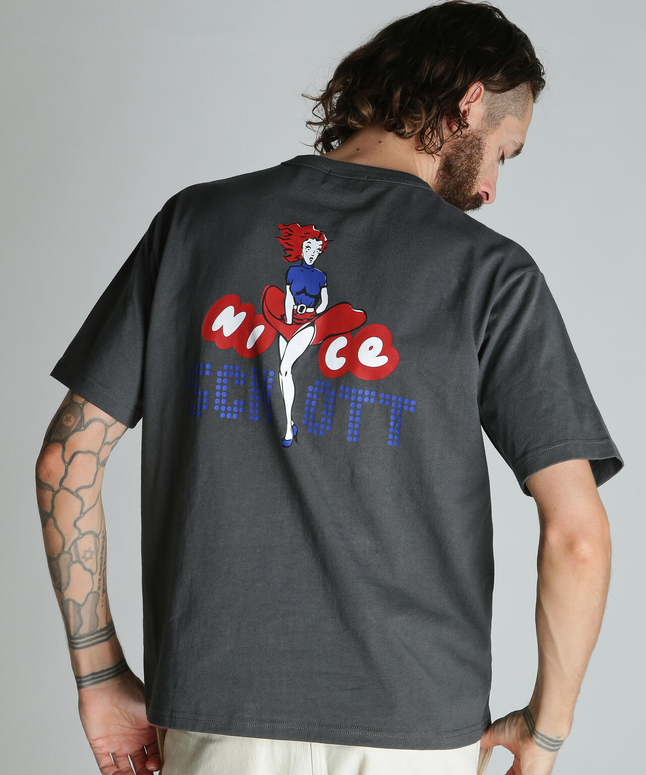 NICE Schott T-SHIRT/ナイスショット Tシャツ