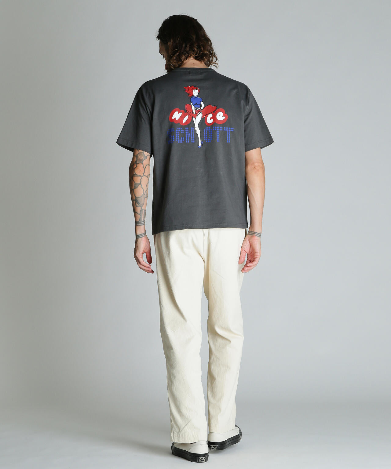 NICE Schott T-SHIRT/ナイスショット Tシャツ