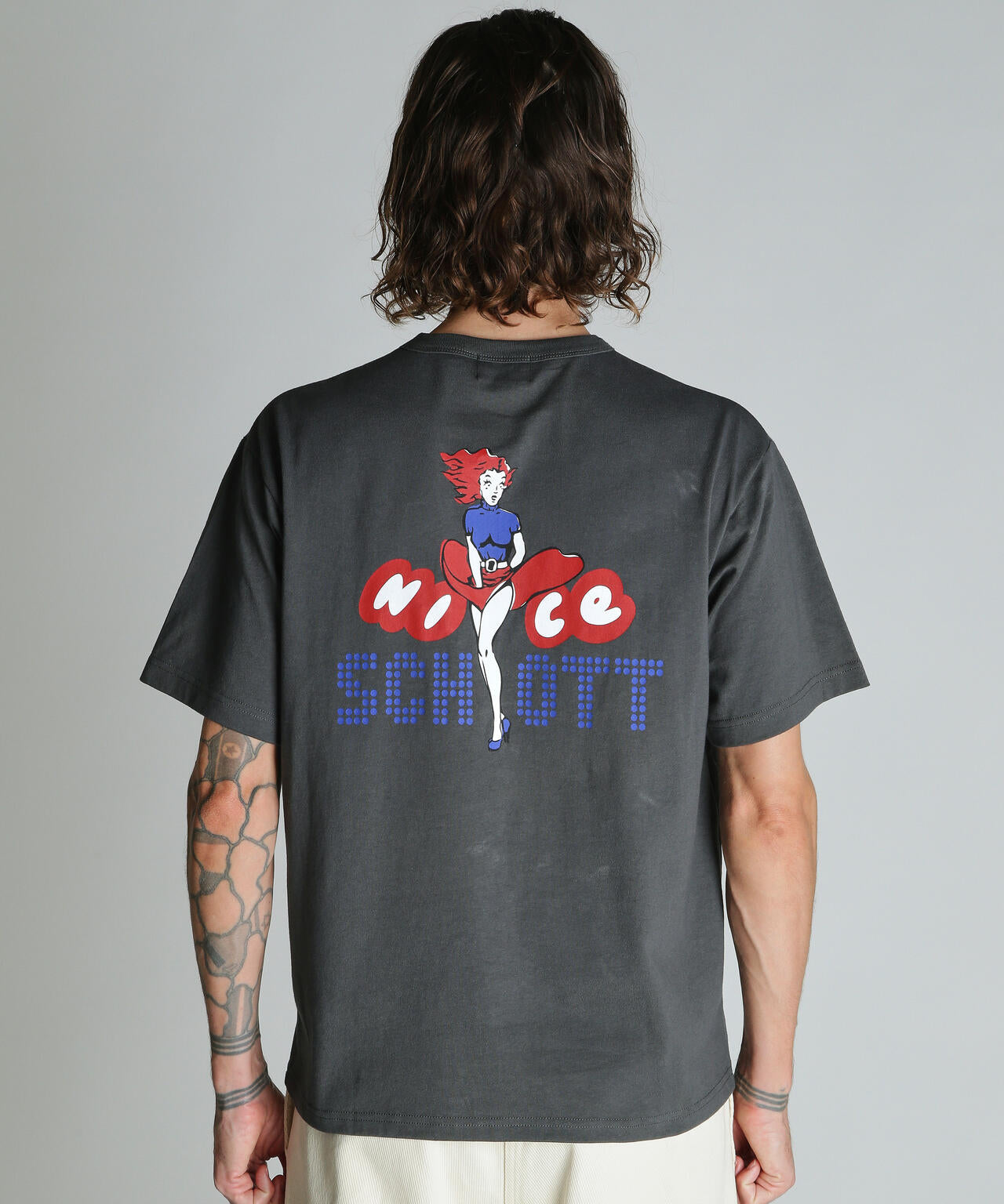 NICE Schott T-SHIRT/ナイスショット Tシャツ