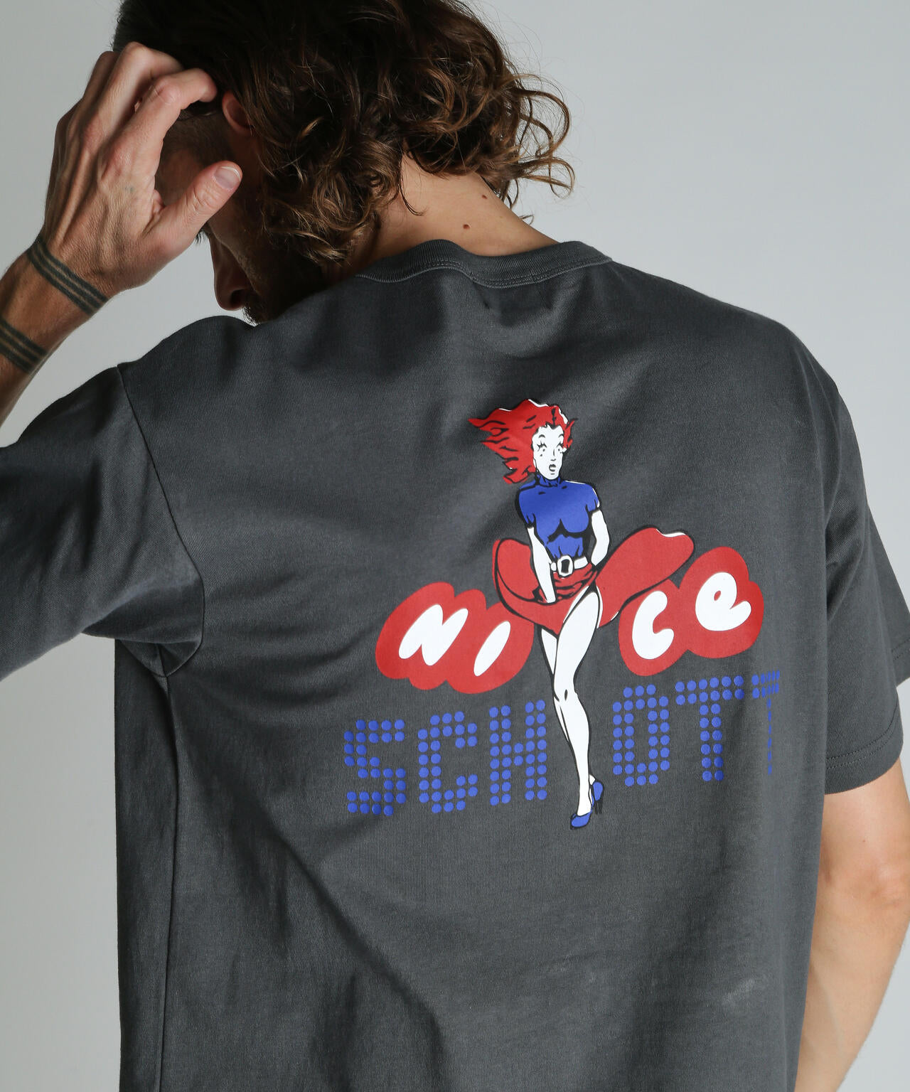 NICE Schott T-SHIRT/ナイスショット Tシャツ