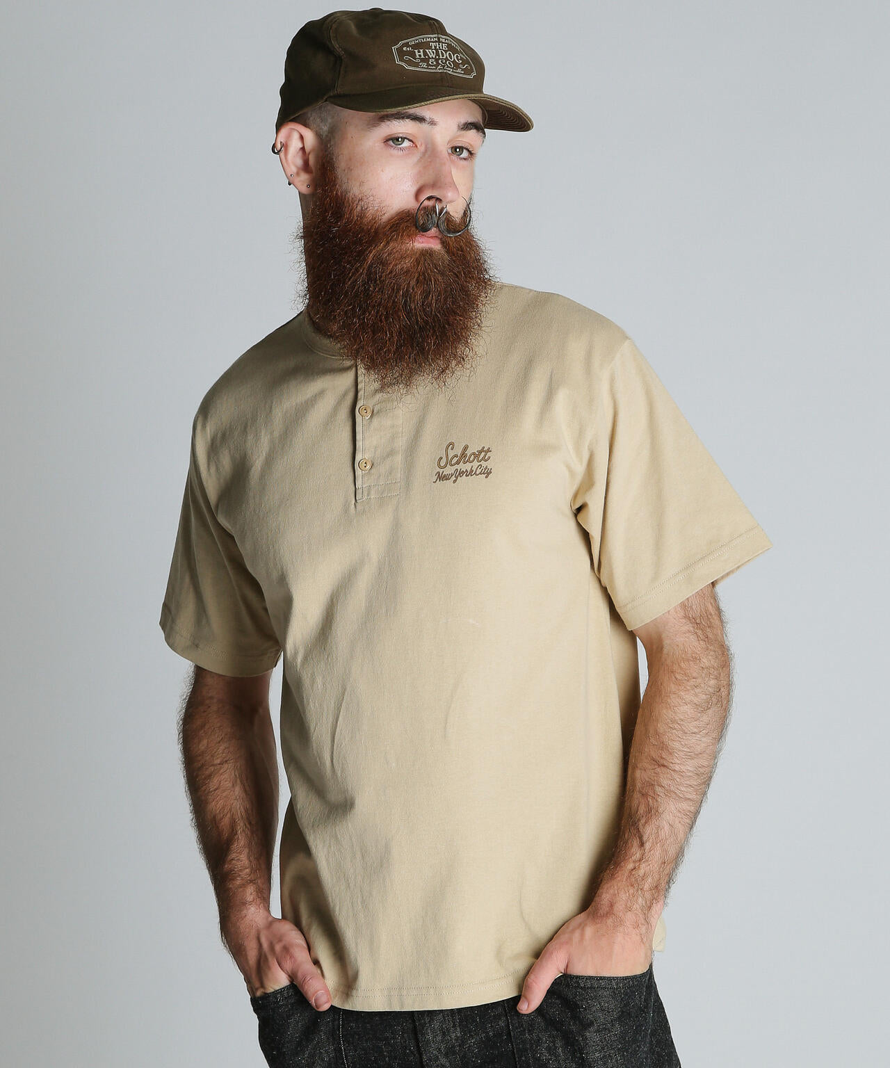 ROPE HENLEY T-SHIRT/ロープヘンリー Tシャツ