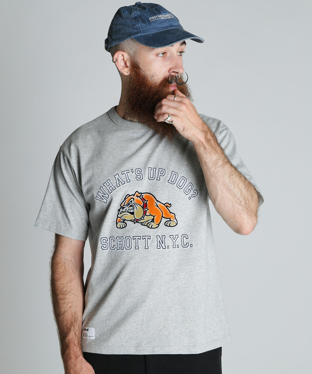 WHAT'S UP DOG T-SHIRT/ワッツアップ ドッグ Tシャツ