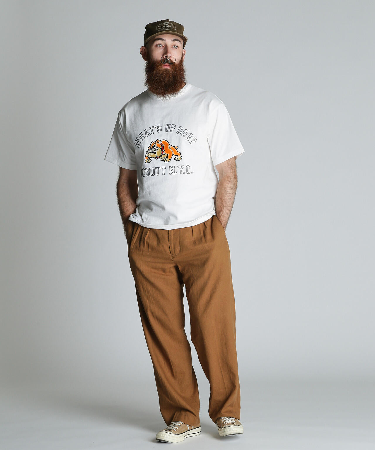 WHAT'S UP DOG T-SHIRT/ワッツアップ ドッグ Tシャツ